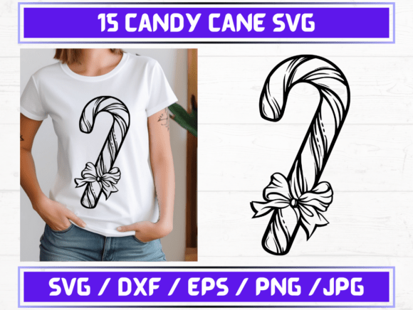 15 Candy Cane Graphics for Modern Web Design