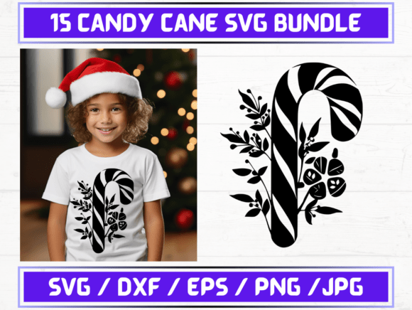 15 Candy Cane SVG