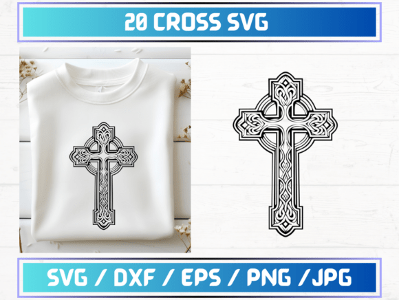 20 Cross SVG Files for Creative Crafting