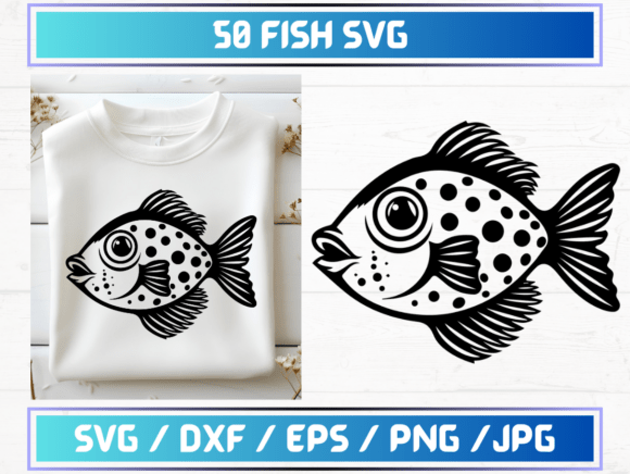 50 Fish SVG Files: A Graphic Template for Modern Branding