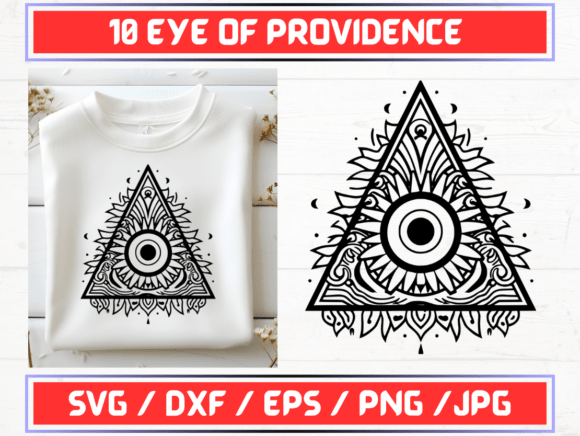 Eye of Providence SVG File: A Graphic Template for Modern Branding