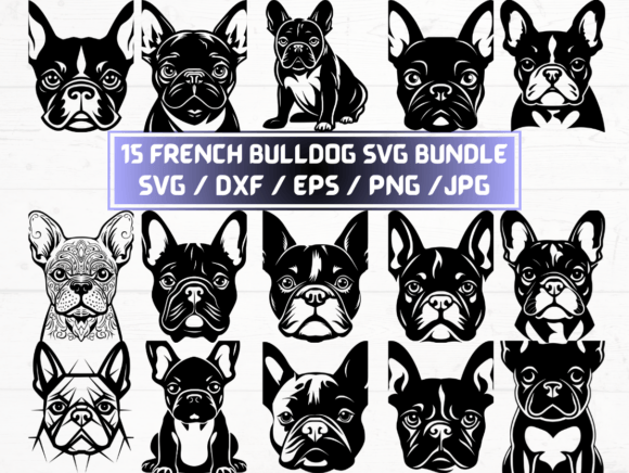 French Bulldog Dog Svg: A Graphic for Crafts and Digital Selling