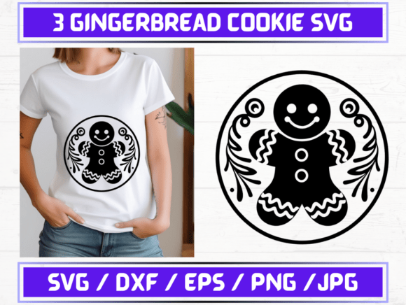 Gingerbread Cookie SVG: A Graphic Template for Seasonal Branding