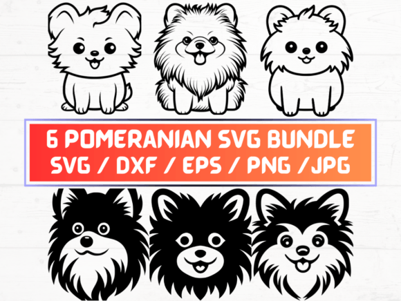 Pomeranian Svg Bundle: A Graphic Asset for Crafts and Branding