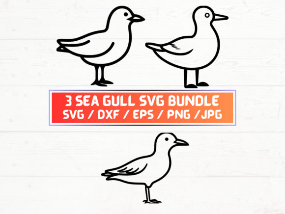 Sea Gull SVG: Graphics for Crafts & Content Publishers